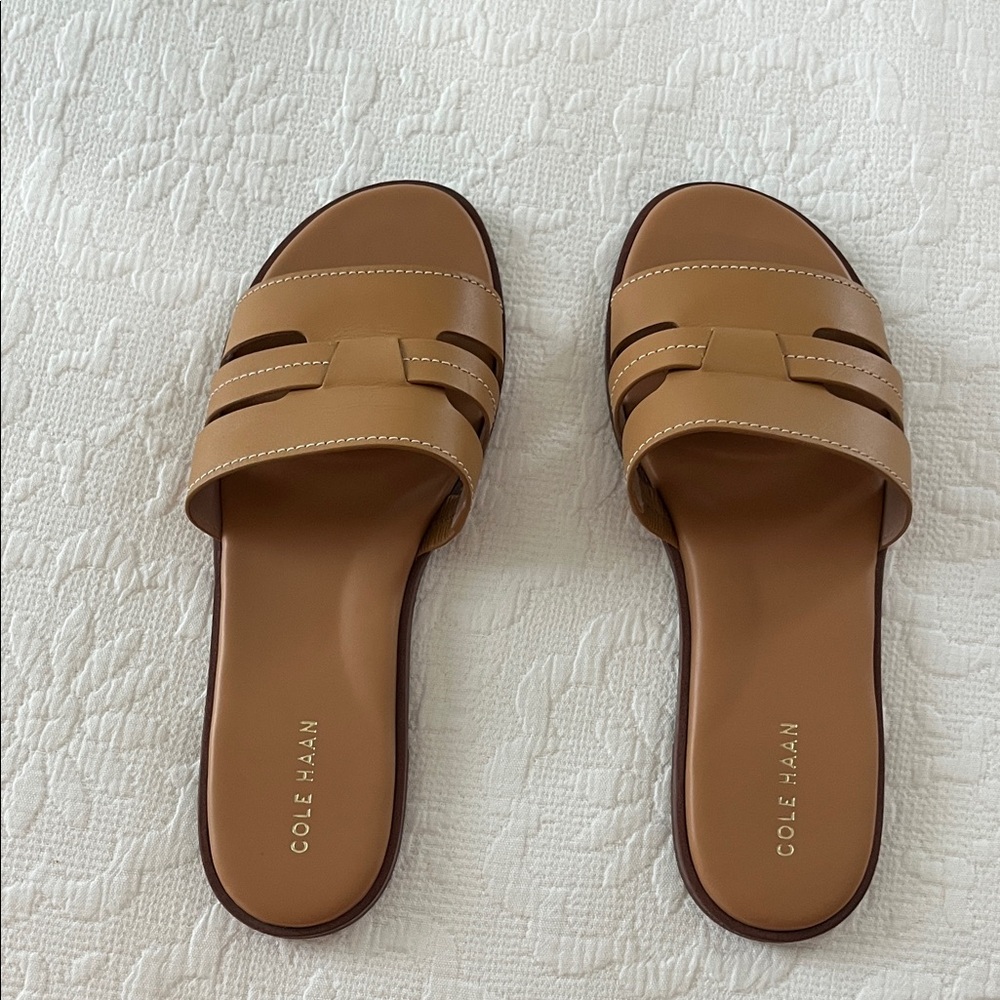 Cole Haan Women's Brown Slide Sandals